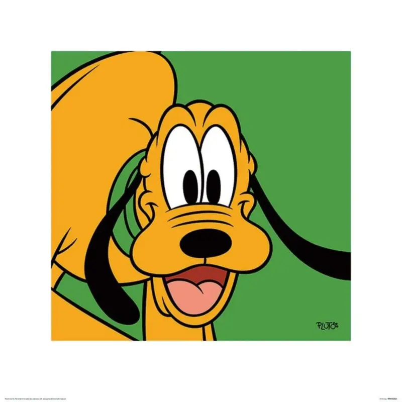Acheter Direct Kunstdruk Pluto Green 40x40cm