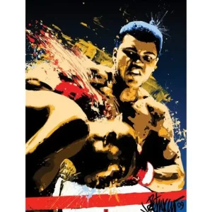 Quantité Limitée Kunstdruk Muhammad Ali - Sting Petruccio 60x80cm