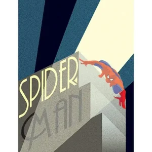 Expédié Aujourd’hui Kunstdruk Marvel - Deco Spider-Man - Building 60x80cm