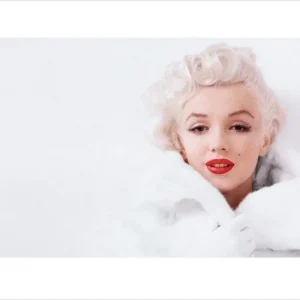 Usine Directe Kunstdruk Marilyn Monroe - White 50x40cm