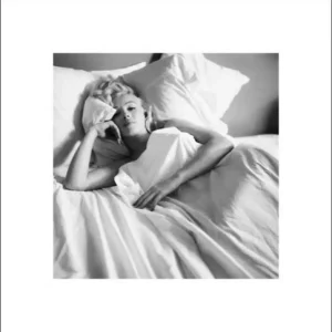 Prix Bas Kunstdruk Marilyn Monroe - Bed 40x40cm