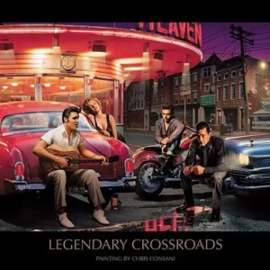 Kunstdruk Chris Consani - Legendary Crossroads 80x60cm Petit Prix