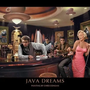 Kunstdruk Chris Consani - Java Dreams 80x60cm Achat Immédiat