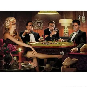 Expédié Aujourd’hui Kunstdruk Chris Consani - Four of A Kind 80x60cm