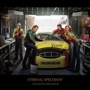 Kunstdruk Chris Consani - Eternal Speedway 80x60cm Satisfait Ou Remboursé