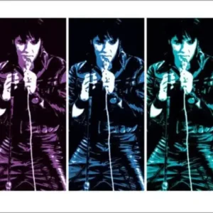 Kunstdruk Elvis Presley - 68 Comeback Special Pop Art 100x50cm Offre Limitée
