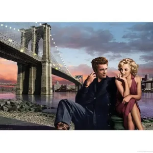 Kunstdruk Chris Consani - Brooklyn Nights 80x60cm Achetez Aujourd’hui