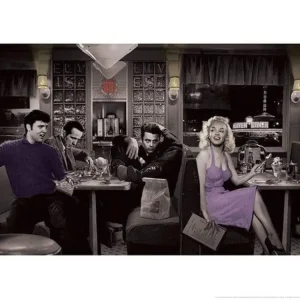 Réduction Kunstdruk Chris Consani - Blue Plate Special 2 80x60cm