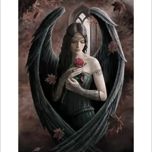 Kunstdruk Anne Stokes - Angel Rose 60x80cm Prix Choc