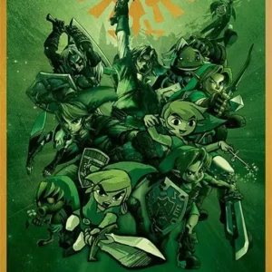 Soldes Poster The Legend of Zelda - Link 61x91,5cm