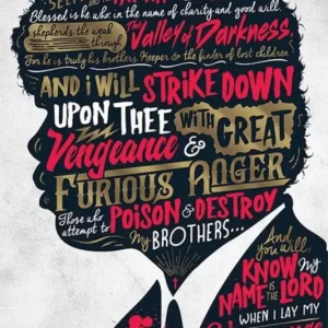 Satisfait Ou Remboursé Poster Pulp Fiction - Ezekiel 25 17 61x91,5cm