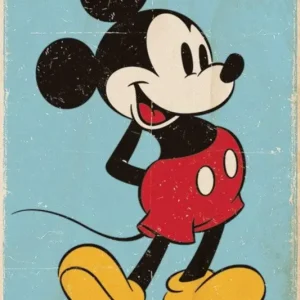 Super Prix Poster Mickey Mouse - Retro 61x91,5cm