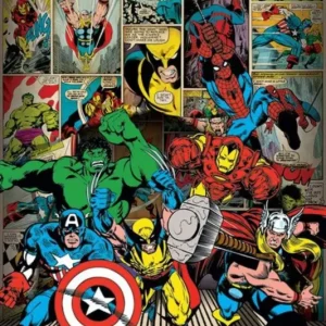 Dernière Chance Poster Marvel Comics - Here Come the Heroes 61x91,5cm