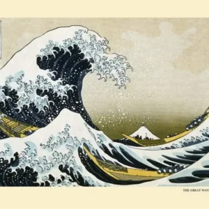 Vente Directe Poster Hokusai - Great Wave off Kanagawa 91,5x61cm