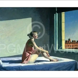 Achat Immédiat Kunstdruk Edward Hopper - Morgensonne, 1952 100x70cm
