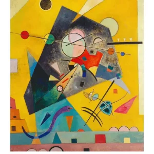 Super Prix Kunstdruk Wassily Kandinsky - Harmonie Tranquille 60x80cm