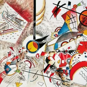 Bon Plan Kunstdruk Wassily Kandinsky - Sans titre 100x70cm