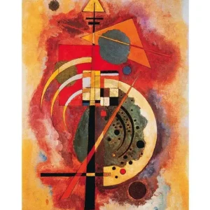 Achat Immédiat Kunstdruk Wassily Kandinsky - Hommage a Grohmann 40x50cm