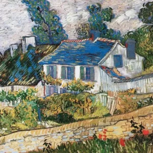 Acheter Direct Kunstdruk Vincent Van Gogh - Case ad Auvers 80x60cm