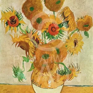 Promotion Saisonnière Kunstdruk Vincent Van Gogh - Sunflowers 50x70cm