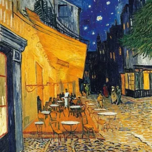 Seulement Aujourd’hui Kunstdruk Vincent Van Gogh - Café-Terrasse am Abend 70x90cm
