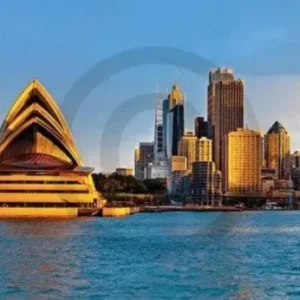 Expédié Aujourd’hui Kunstdruk Shutterstock - Sydney circular quay panorama 95x33cm