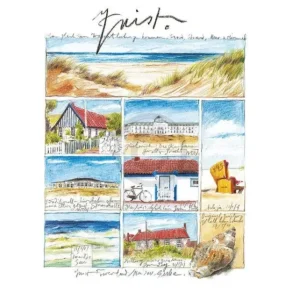 Soldes Kunstdruk Sabine Gerke - Juist 40x50cm