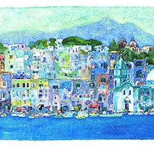 Top Vente Kunstdruk Ralf Westphal - Procida / Kampanien 100x70cm
