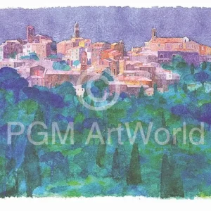 Solde Kunstdruk Ralf Westphal - Montepulciano / Toskana 90x70cm