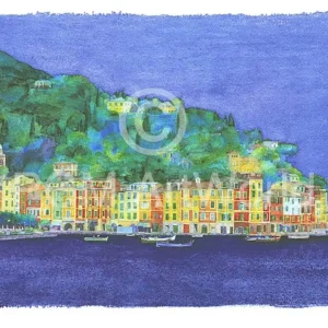 Réduction Kunstdruk Ralf Westphal - Portofino / Ligurien 90x70cm