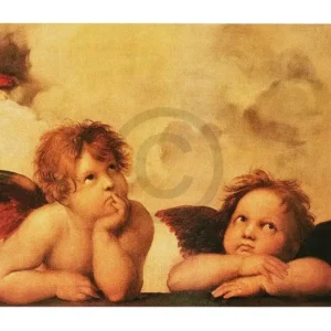 Commander Maintenant Kunstdruk Raffael - Angeli 100x70cm