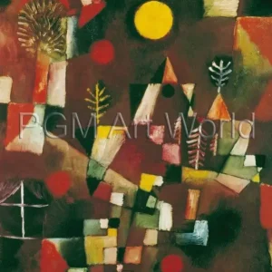 Expédié Aujourd’hui Kunstdruk Paul Klee - Der Vollmond 60x80cm