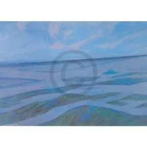 Quantité Limitée Kunstdruk Piet Mondrian - Duinlandschap 80x60cm