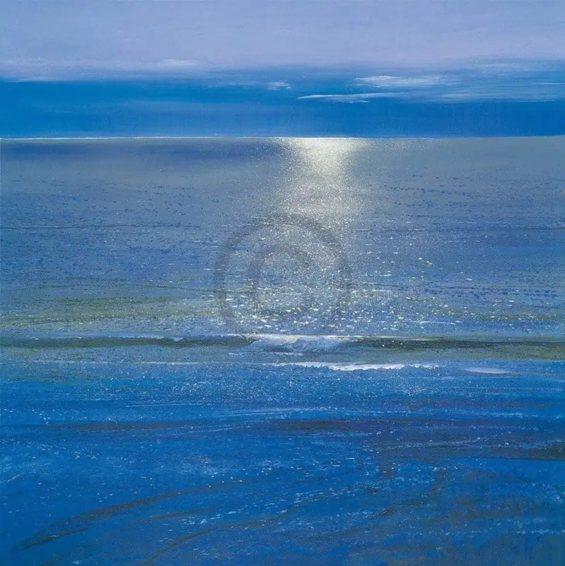 Quantité Limitée Kunstdruk Paul Evans - Sea Sparkle 61x61cm