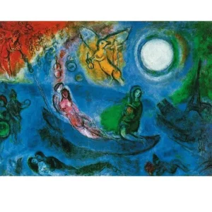 Achetez Aujourd’hui Kunstdruk Marc Chagall - Il concerto, 1957 80x60cm