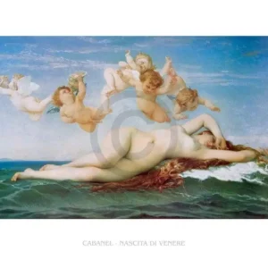 Commande En Gros Kunstdruk Alexandre Cabanel - Nascita di Venere 80x60cm