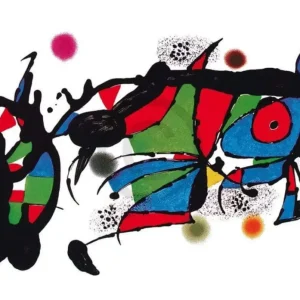 Bon Plan Kunstdruk Joan Miro - Obra de Joan Miro 100x70cm