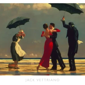 Authentique Kunstdruk Jack Vettriano - The Singing Butler 50x40cm