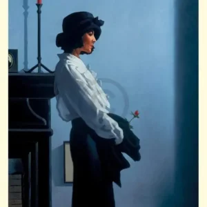 Expédié Aujourd’hui Kunstdruk Jack Vettriano - Valentine Rose 60x80cm