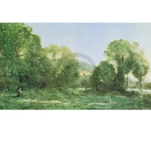 Expédié Aujourd’hui Kunstdruk J.B.C. Corot - Etang à ville d'Avray 30x24cm