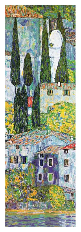 Usine Directe Kunstdruk Gustav Klimt - Chiesa a cassone sul garda 35x100cm