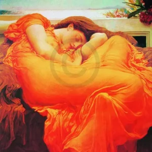 Dernière Chance Kunstdruk Lord Frederick Leighton - Flaming June 60x80cm