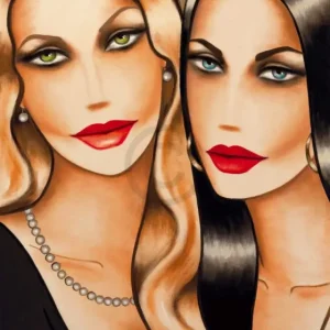 Remise Kunstdruk Ekaterina More - Friends 70x100cm