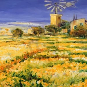 Seulement Aujourd’hui Kunstdruk Christian Sommer - Sommer auf Mallorca 100x70cm