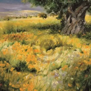 Top Vente Kunstdruk Christian Sommer - Sommerbaum 128x93cm