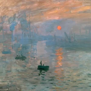 Réduction Kunstdruk Claude Monet - Impressionismo il levar 80x60cm