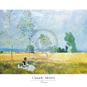 Certifié Kunstdruk Claude Monet - Printemps 70x50cm