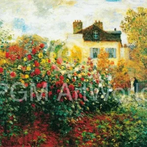 Promotion Kunstdruk Claude Monet - The Artist's Garden 100x70cm