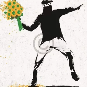 Expédition Rapide Kunstdruk Edition Street - Flower thrower 50x70cm