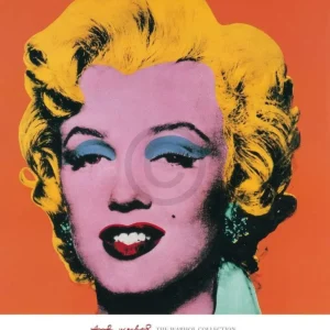 Achat Immédiat Kunstdruk Andy Warhol - Shot Orange Marilyn 65x71cm
